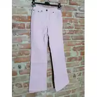 Spodnie damskie jeansowe w kolorze różowym
