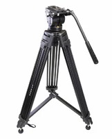 Statyw Fotograficzny Wideo KINGJOY VT-2500 Głowica widok z tyłu