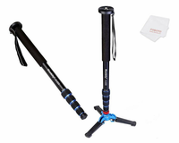 Statyw Monopod Manbily A-222 165cm do aparatu widok z przodu
