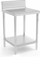 Stół gastronomiczny roboczy Royal Catering RCAT-60/60-N, stal nierdzewna, 60x60 cm