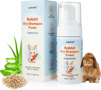 Suchy szampon dla małych zwierząt 100 ml – aloes i owies, bez wody