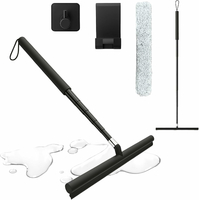 Suprbee Ściągaczka do wody z uchwytem teleskopowym 30-120 cm, czarna
