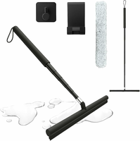 Suprbee Ściągaczka do wody z uchwytem teleskopowym 30-120 cm, czarna