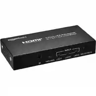 Switch przełącznik HDMI AmazonBasics 3-portowy 4K HDR widok z tyłu