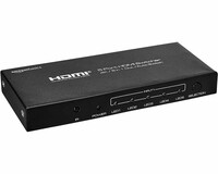 Switch przełącznik HDMI AmazonBasics 5-portowy 4K HDR widok z przodu