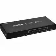 Switch przełącznik HDMI AmazonBasics 5-portowy 4K HDR widok z przodu