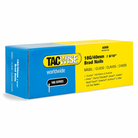 Tacwise Gwoździe Brad 18G/40 mm ocynkowane – 4000 szt. do gwoździarki