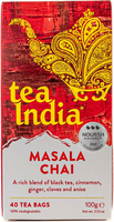 Tea India Masala Chai – herbata czarna z przyprawami, 40 torebek