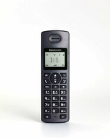 Telefon bezprzewodowy stacjonarny Sagemcom D1115 bez klapki widok z przodu