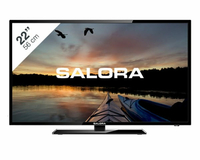 Telewizor LED 22' kamper kemping jacht 12V widok z przodu