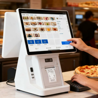 Terminal POS z ekranem dotykowym 15,6 cala, 8 GB RAM, 128 GB SSD, drukarka 58 mm – kasa sklepowa Windows
