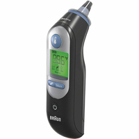 Termometr elektorniczny Braun Thermoscan 7 IRT6520 do ucha z Age Precision widok z przodu
