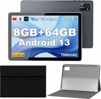 Tibuta E220 - tablet 10,1 cala Android 13, 8GB RAM, 64GB, WiFi