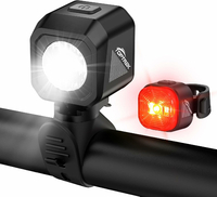 toptrek Zestaw oświetlenia rowerowego LED USB-C - przednie i tylne, StVZO