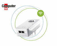 Transmiter adapter sieciowy 2w1 Devolo Magic 2 WiFi MT 3081 widok wifi 
