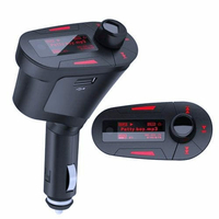 Transmiter FM obrotowy 360 XLINE USB MP3 PILOT LCD widok z przodu