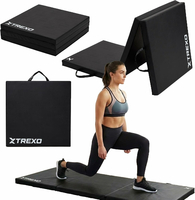 TREXO – składany materac gimnastyczny 180x60x5 cm