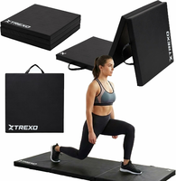 TREXO – składany materac gimnastyczny 180x60x5 cm