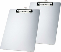 TUKA-i-AKUT TKD8025 – 2 aluminiowe clipboardy A4 z metalowym zaciskiem