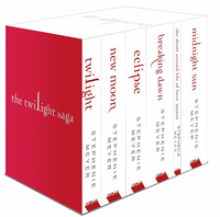 Twilight Saga – komplet 6 książek w oryginale (angielski), białe okładki