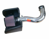 UKŁAD DOLOTOWY FILTR STOŻKOWY K&N 77-1516KP Dodge Durango 4.7L V8 F/ I 2001 widok z przodu