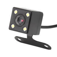 Uniwersalna kamera cofania tryb nocny kolor 4 LED widok z przodu.