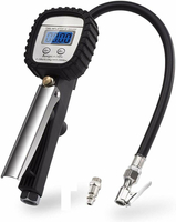 Uniwersalny miernik opon z uchwytem pneumatycznym Exwell 0-150psi LCD widok z przodu