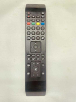 Uniwersalny pilot do telewizora TV Q.Menu czarny widok z przodu.