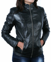Urban leather modna skórzana kurtka damska czarna M RT01