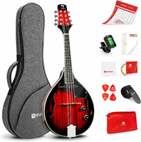 Vangoa A-Style - mandolina elektroakustyczna 8-strunowa, Red Sunburst