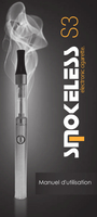 Vape Pen Smokeless S3 eCig srebrny widok z przodu.