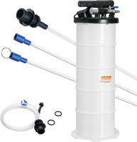 VEVOR YS-088 wysysarka do oleju 6,5 l ręczna i pneumatyczna z manometrem