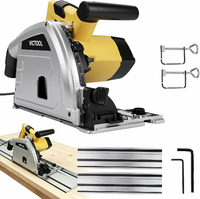Victool zagłębiarka 2200 W z szyną 2 x 700 mm – pilarka zagłębiowa 165 mm