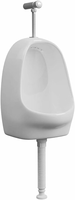 vidaXL 143986 – ceramiczny pisuar wiszący z zaworem spłukującym, biały