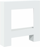 vidaXL Obudowa kominka 81x18x82 cm, biała, MDF