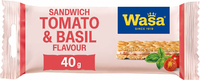 Wasa Sandwich pomidor i bazylia – pieczywo chrupkie z serem, 24 x 40 g