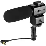 Wbudowany mikrofon do kamery Ordro CM520 DSLR Nikon / Canon widok z przodu