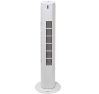 Wentylator wieżowy Basetech VE-5985 35W 22x79cm czar widok z przodu.