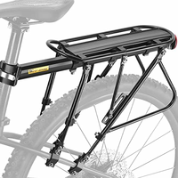 WEST BIKING - regulowany bagażnik rowerowy tylny, 100 kg