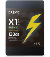Wewnętrzny dysk SSD Drevo X1 120GB 2.5" SATA III widok z przodu