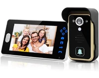 Wideodomofon wideofon dzwonek SIMBAILAI 7" IP55 500m widok z przodu