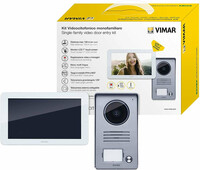 Wideofon wideodomofon Vimar ELVOX K40915 z ekranem dotykowym widok z przodu