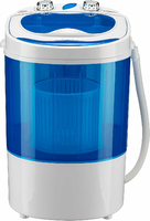 WilTec 65816 – mini pralka wirnikowa 3 kg z wirówką, 150 W, turystyczna