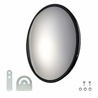 Wiltec Lustro drogowe magazynowe 45 cm - wypukłe, kąt 130 stopni