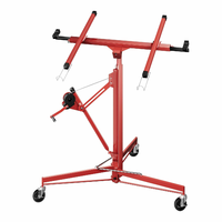 WilTec Podnośnik do płyt gipsowych XXL - udźwig 68 kg, 140-350 cm