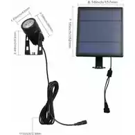 Wodoodporna zewnętrzna lampa solarna LED T Sunrise TS-S4202