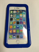 Wodoszczelne i wodoodporne etui do iPhone 6S niebieski widok z przodu