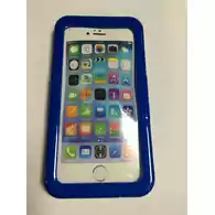 Wodoszczelne i wodoodporne etui do iPhone 6S niebieski widok z przodu