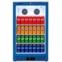 Worldmai PS-130S – witryna chłodnicza 133 l ze szklanymi drzwiami, dla gastronomii