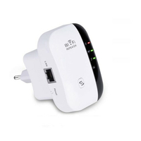 Wzmacniacz sygnału WiFi repeater LAN 300Mbps widok z przodu